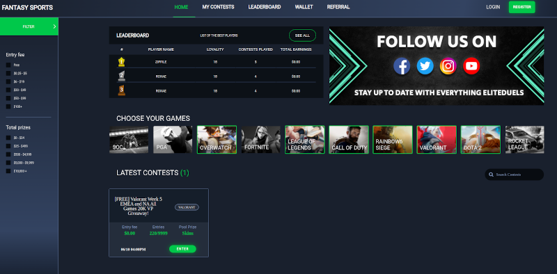 Fantasy sports